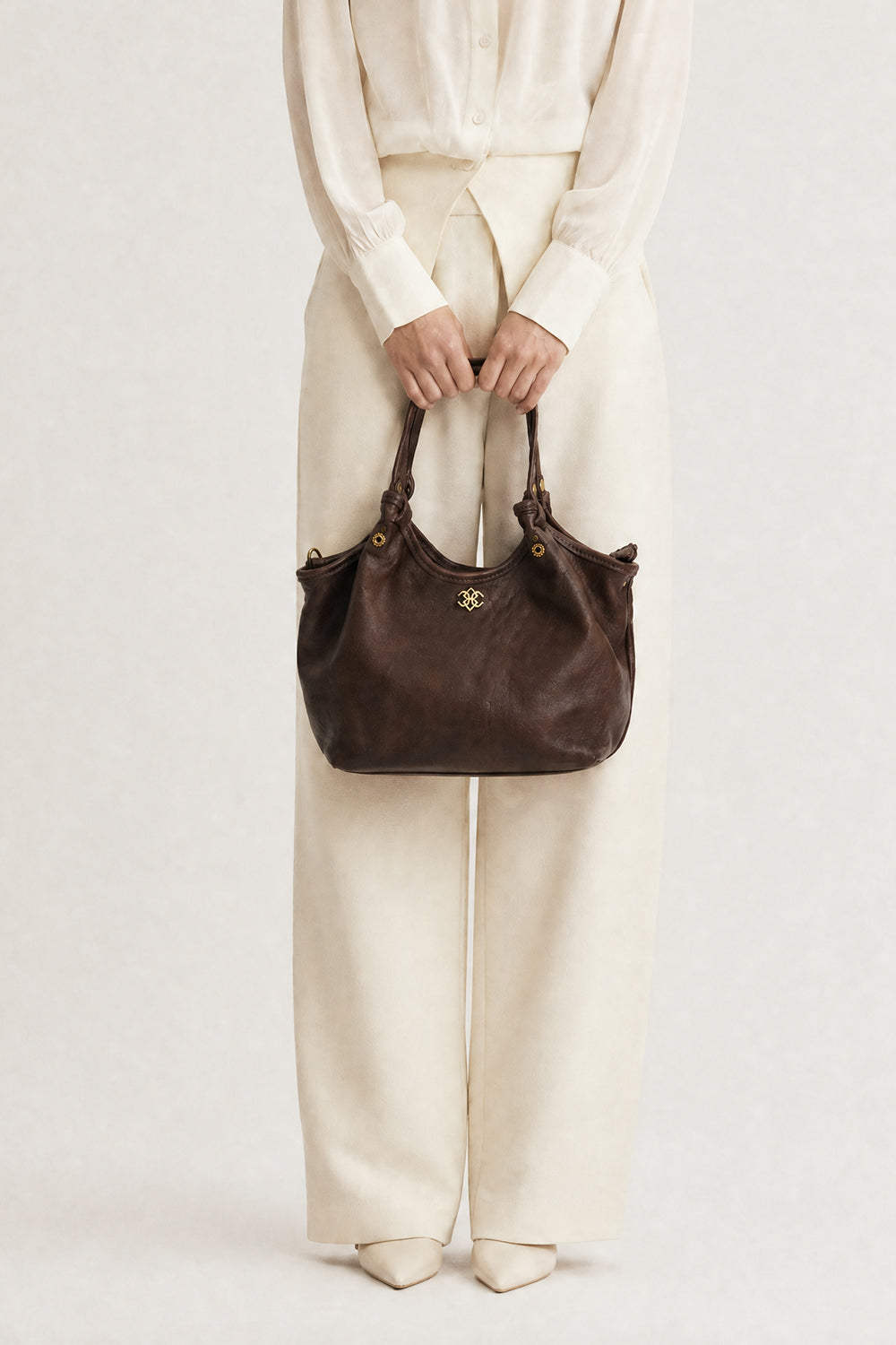 Pienza Vegetable-Tanned Dark Brown woman Barone firenze - 6