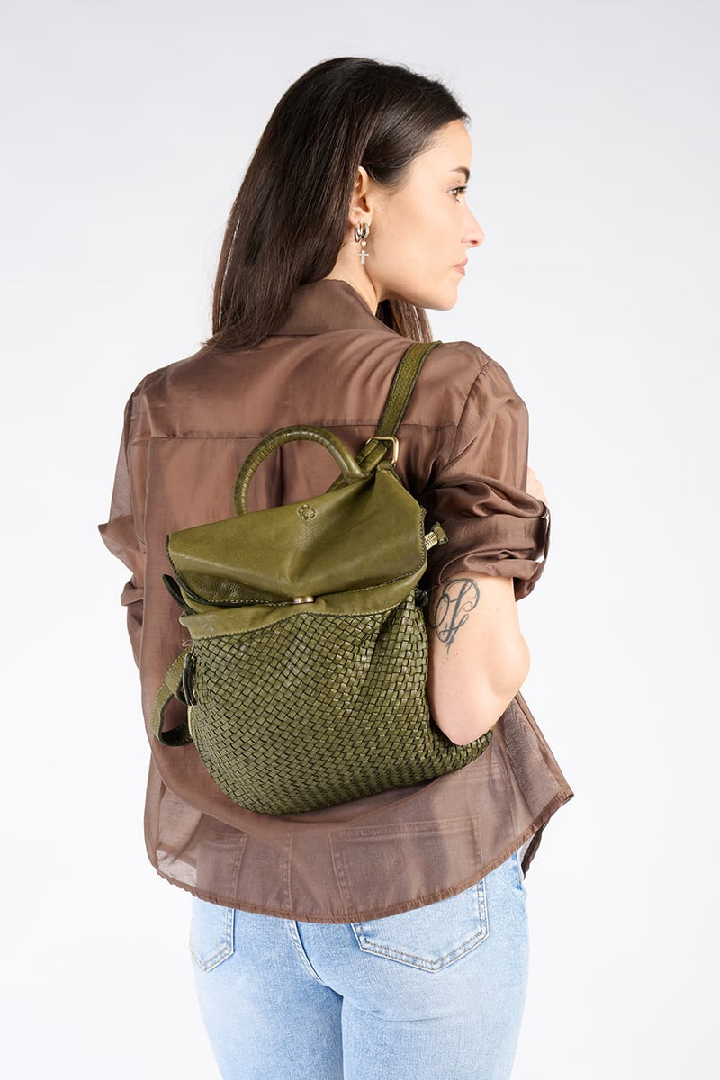 Pisa Green Backpack woman Barone firenze - 9
