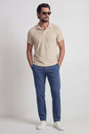 Men's Beige Polo Shirt man Barone firenze - 7