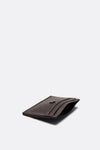 Simply Dark Brown Card Case unisex Barone firenze - 4