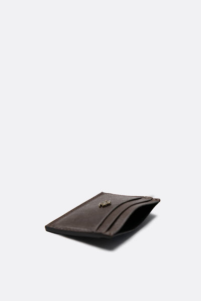 Simply Dark Brown Card Case