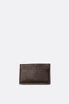 Simply Dark Brown Card Case unisex Barone firenze - 3