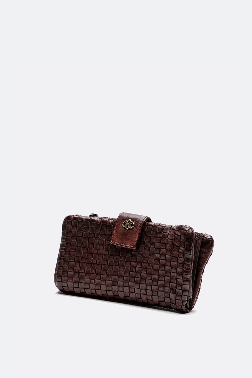 Intreccio Medium Button Wallet woman Barone firenze - 2