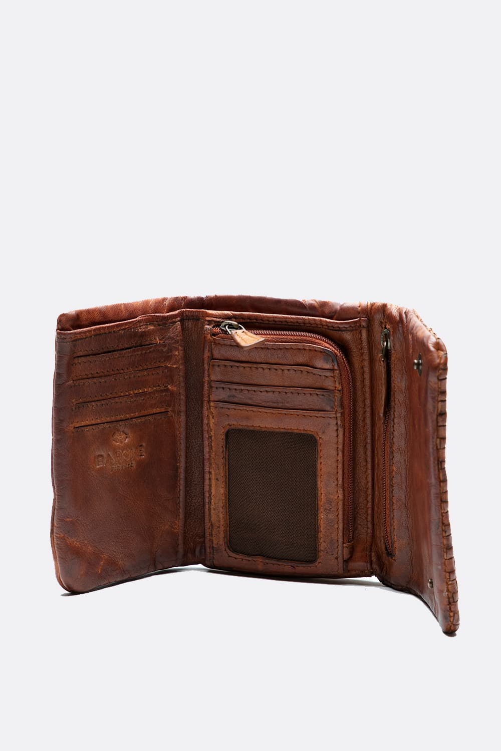 Medium Intreccio wallet unisex Barone firenze - 5