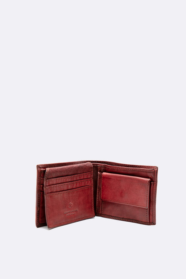 Basic Vintage Wallet Rust Brown unisex Barone firenze