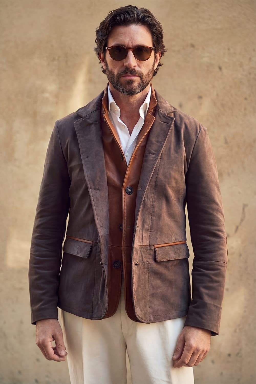 Renga Nubuck Bicolor uomo Barone firenze - 4