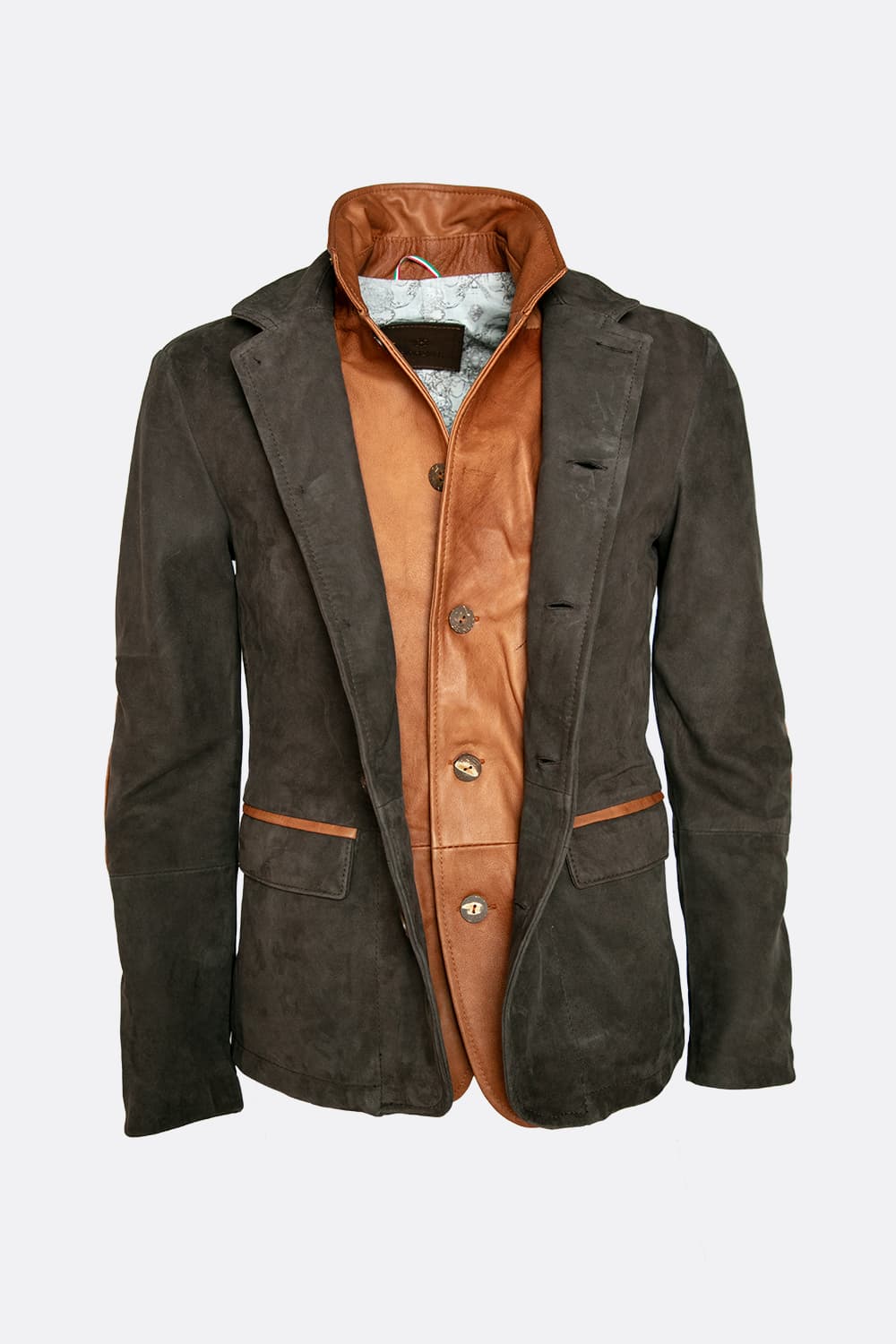 Renga Nubuck Bicolor uomo Barone firenze - 11