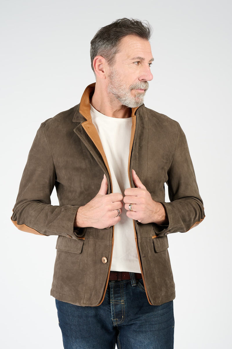 Renga Nubuck Bicolor uomo Barone firenze - 8