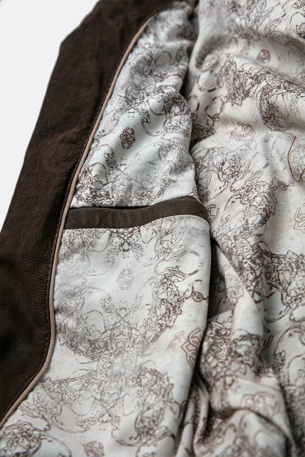 Renga Nubuck Dark Brown uomo Barone firenze - 11