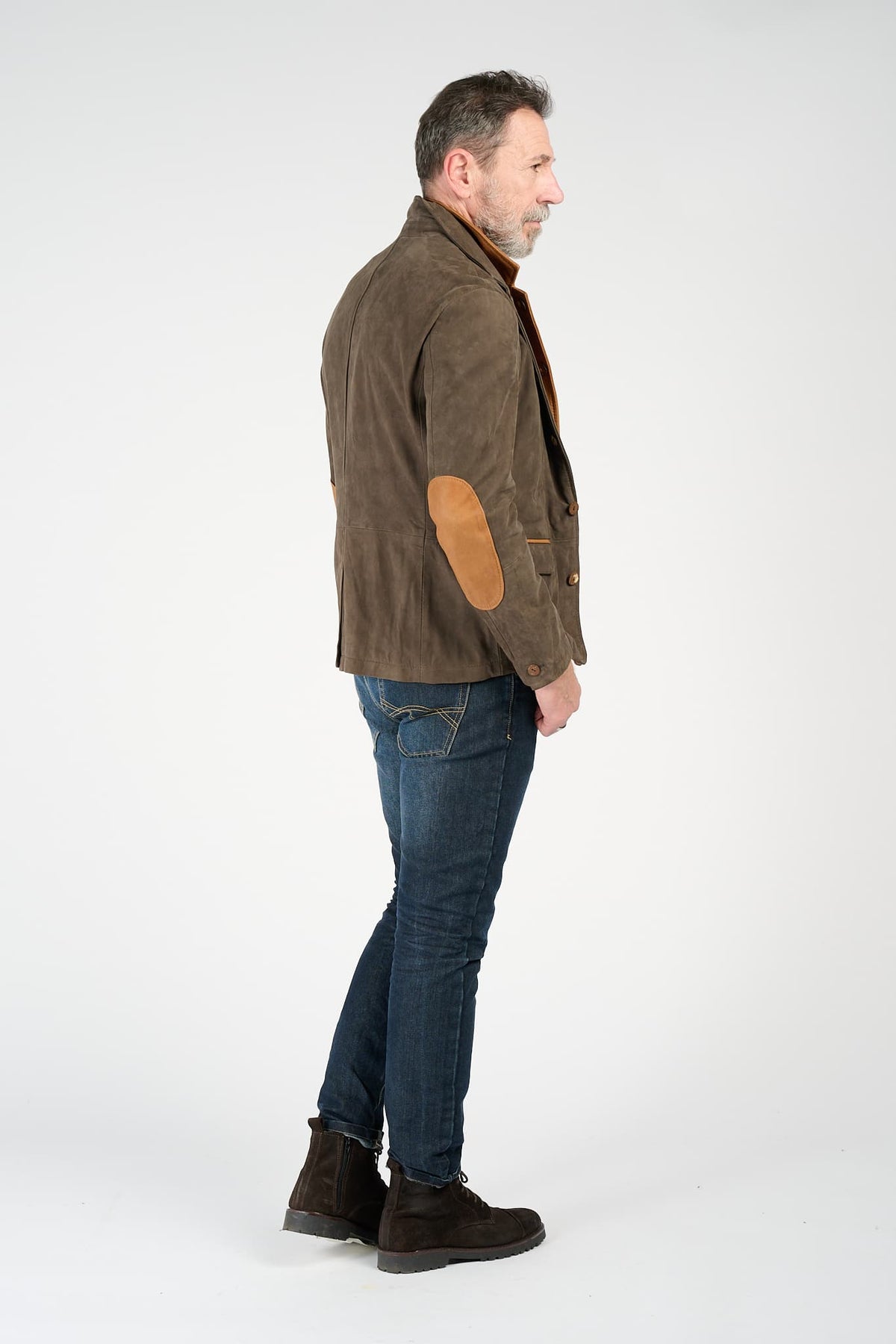 Renga Nubuck Bicolor uomo Barone firenze - 12