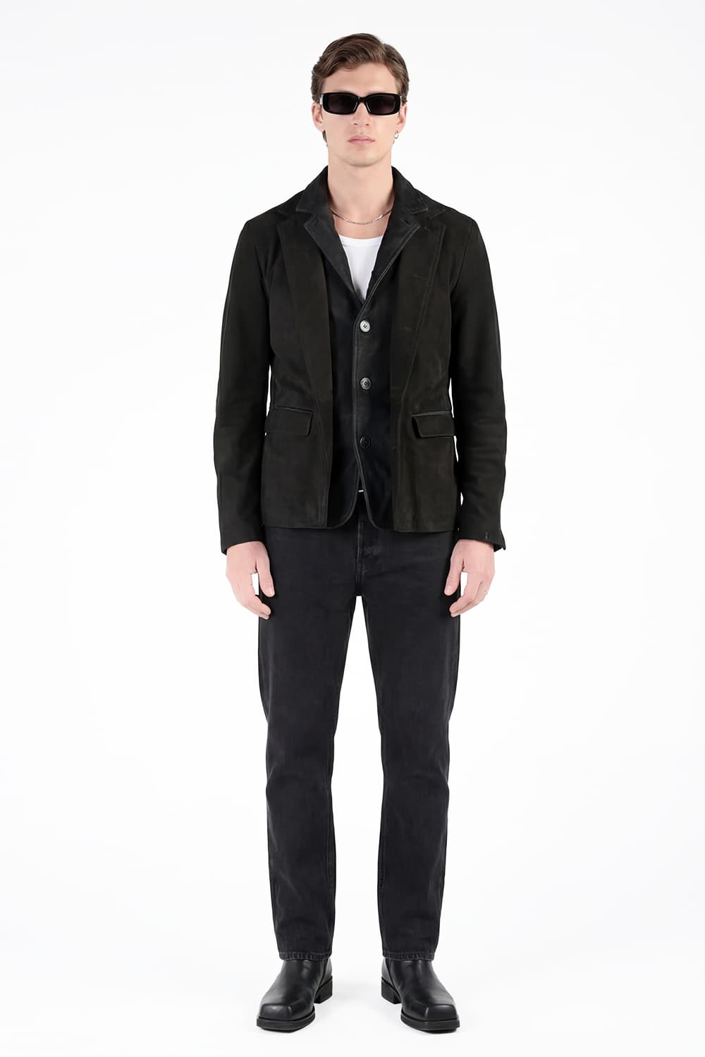 Renga Nubuck Black man Barone firenze - 1