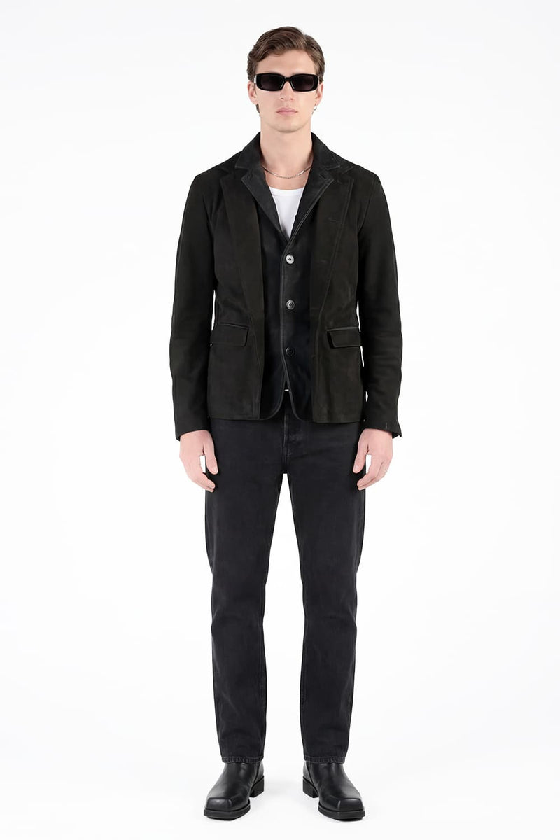 Renga Nubuck Black man Barone firenze - 1
