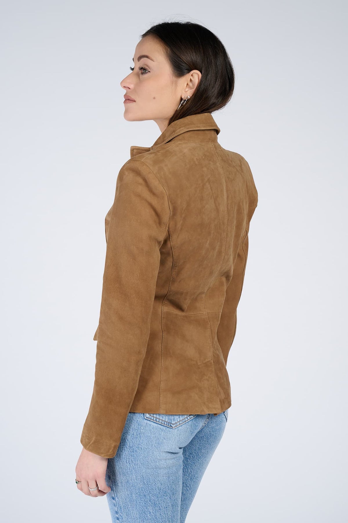 Rose Suede Blazer donna Barone firenze - 11