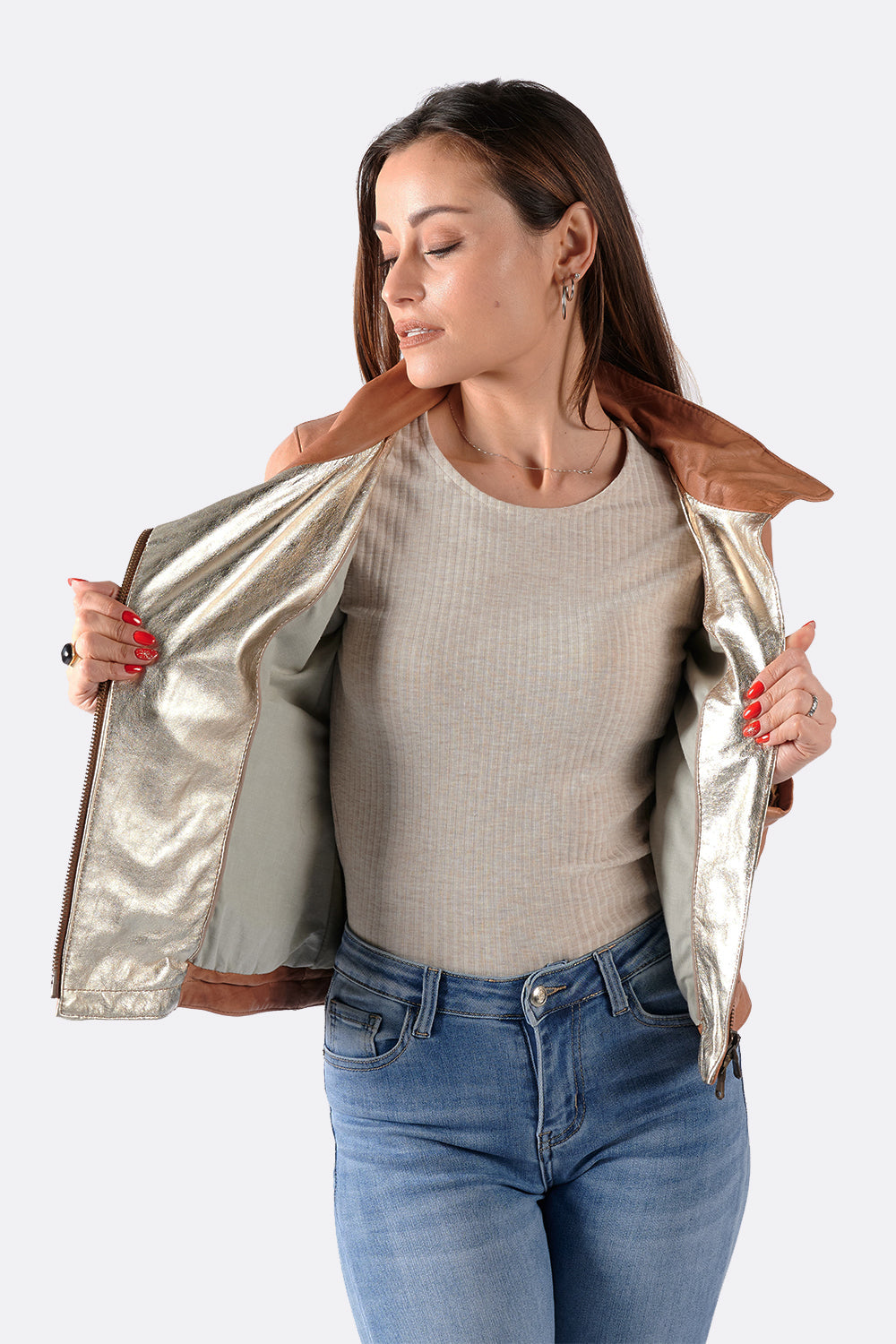 Sally Bis Neck Gold donna Barone firenze - 3