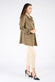 Alcantara Duster Coat in Green woman Barone firenze - 3