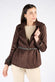 Short Alcantara Trench Coat in Dark Brown woman Barone firenze - 3