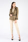 Short Alcantara Trench Coat in Green woman Barone firenze - 2