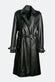 Studded trench coat donna Barone firenze - 2