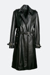 Studded trench coat donna Barone firenze - 2