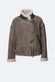 Viktoria Shearling Style Verde/Grigio woman Barone firenze - 2