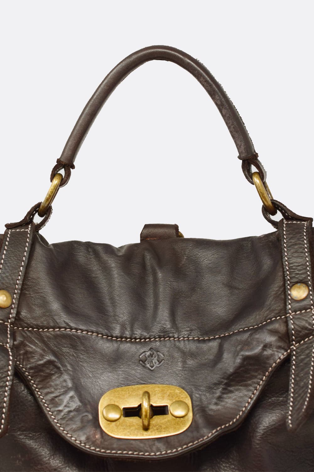 Forte Backpack Dark Brown unisex Barone firenze - 8