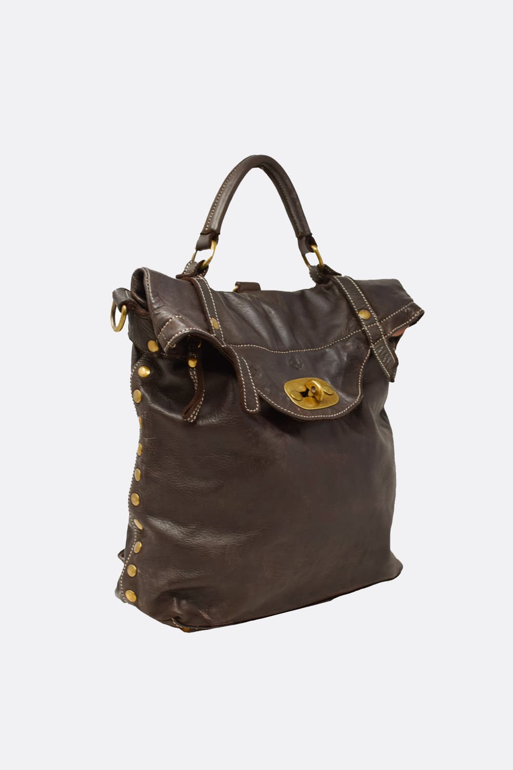 Forte Backpack Dark Brown unisex Barone firenze - 1