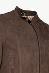 Enrico Dark Brown Suede uomo Barone firenze - 9