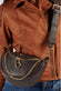 Bea Pouch Dark Brown donna Barone firenze - 4