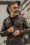 Massi Dark Brown Jacket  uomo Barone firenze - 10