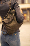 Pisa Green Backpack woman Barone firenze - 4