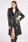 Studded trench coat donna Barone firenze - 3