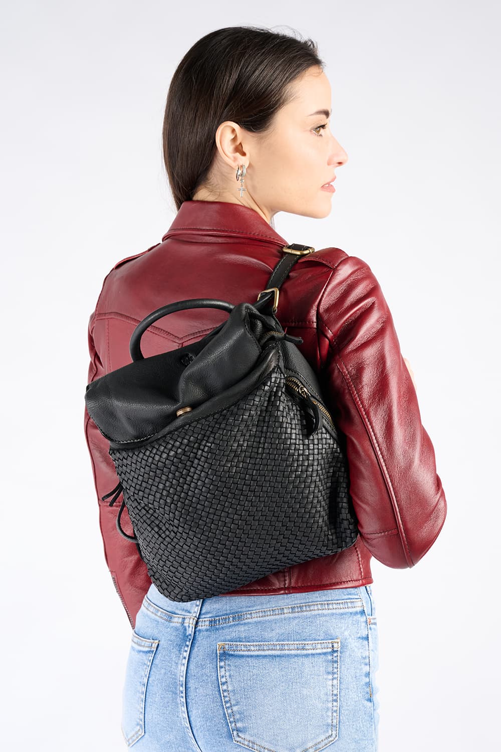 Pisa Black Backpack donna Barone firenze - 2